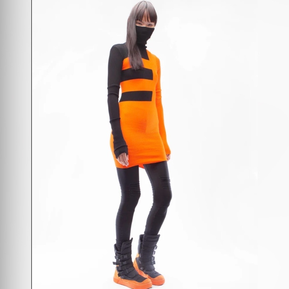 Nwt Demobaza Eaqual Solar Mini Dress L Cyberpunk Techwear Avant Garde — image 3 of 8